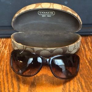 Coach sunglasses and case
